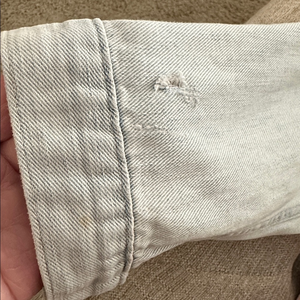 GAP Light Blue Jean Trucker Jacket - Picture 7 of 10